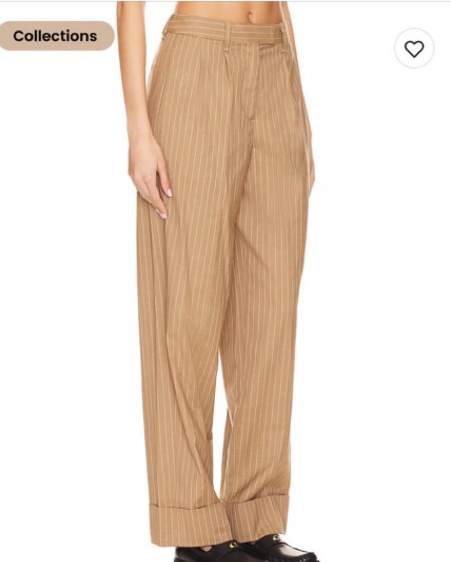Rag & Bone Nude Pinstripe Pant - Image 2