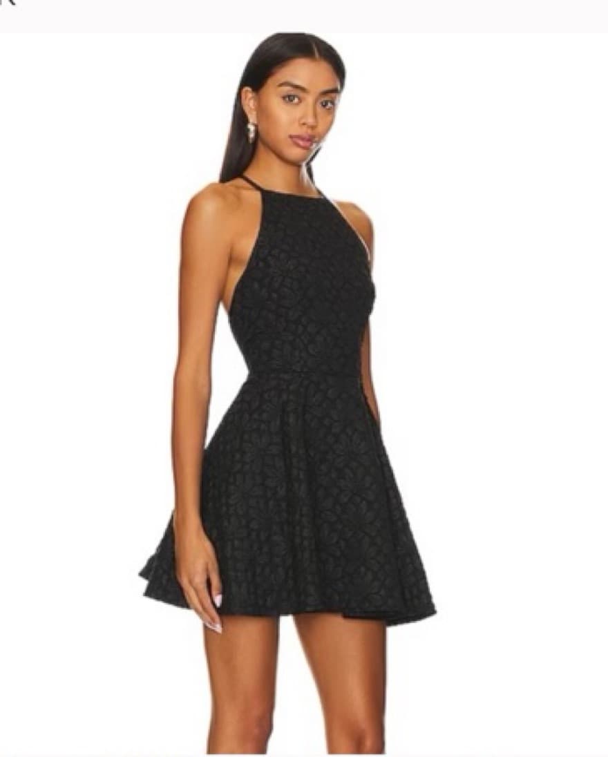 Saylor Black Bow Dress - Image 1