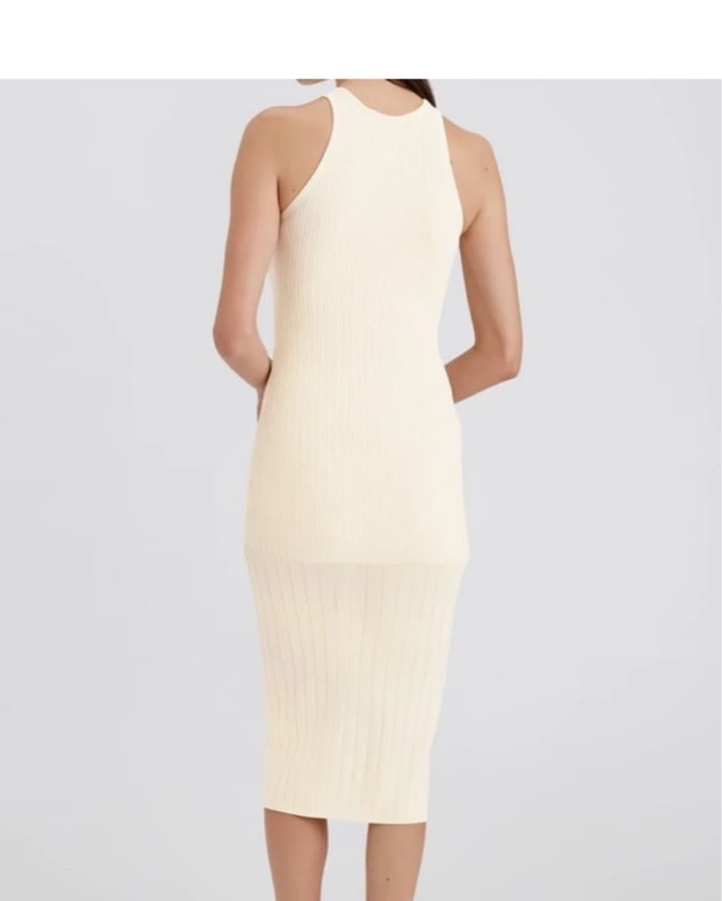 Solid & Striped Sophia Richie Ecru Midi - Image 3