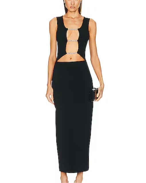Christopher Esber Crystal Lattice Dress - Image 1