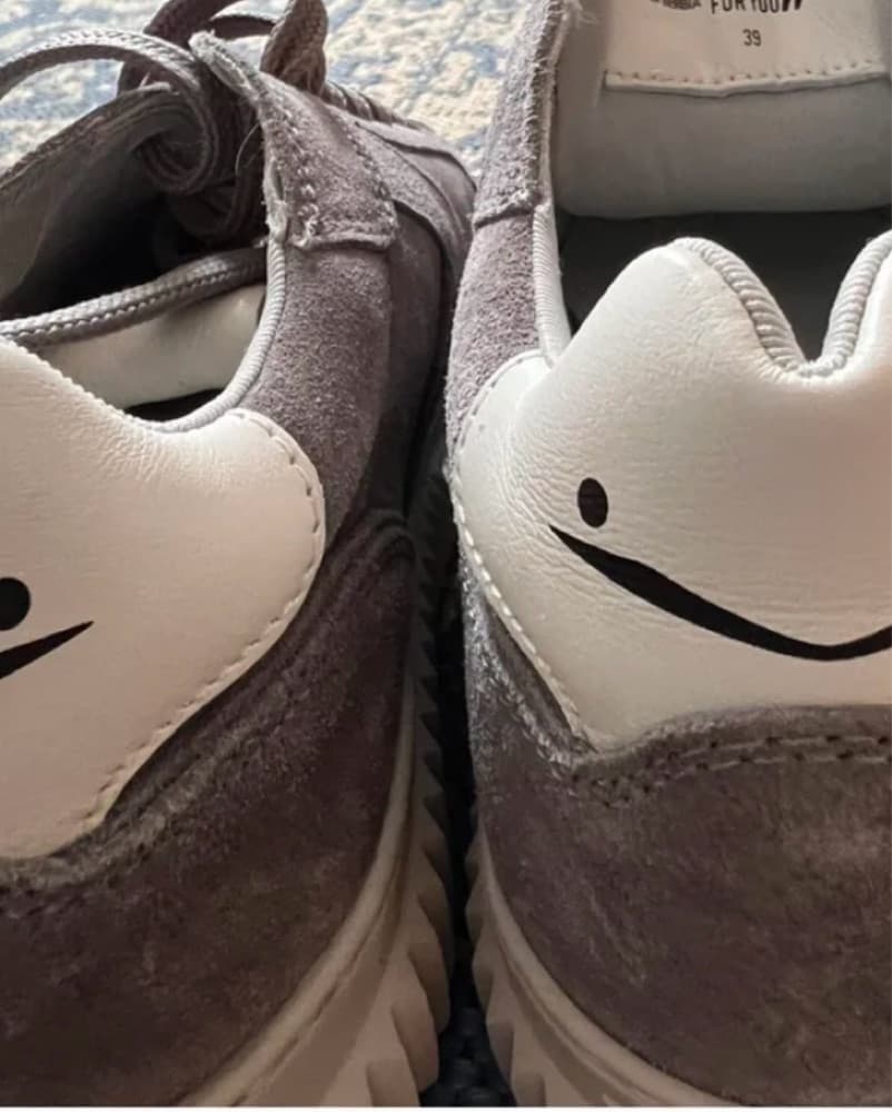 Comfortable gray Voile Blanche sneakers - Image 5