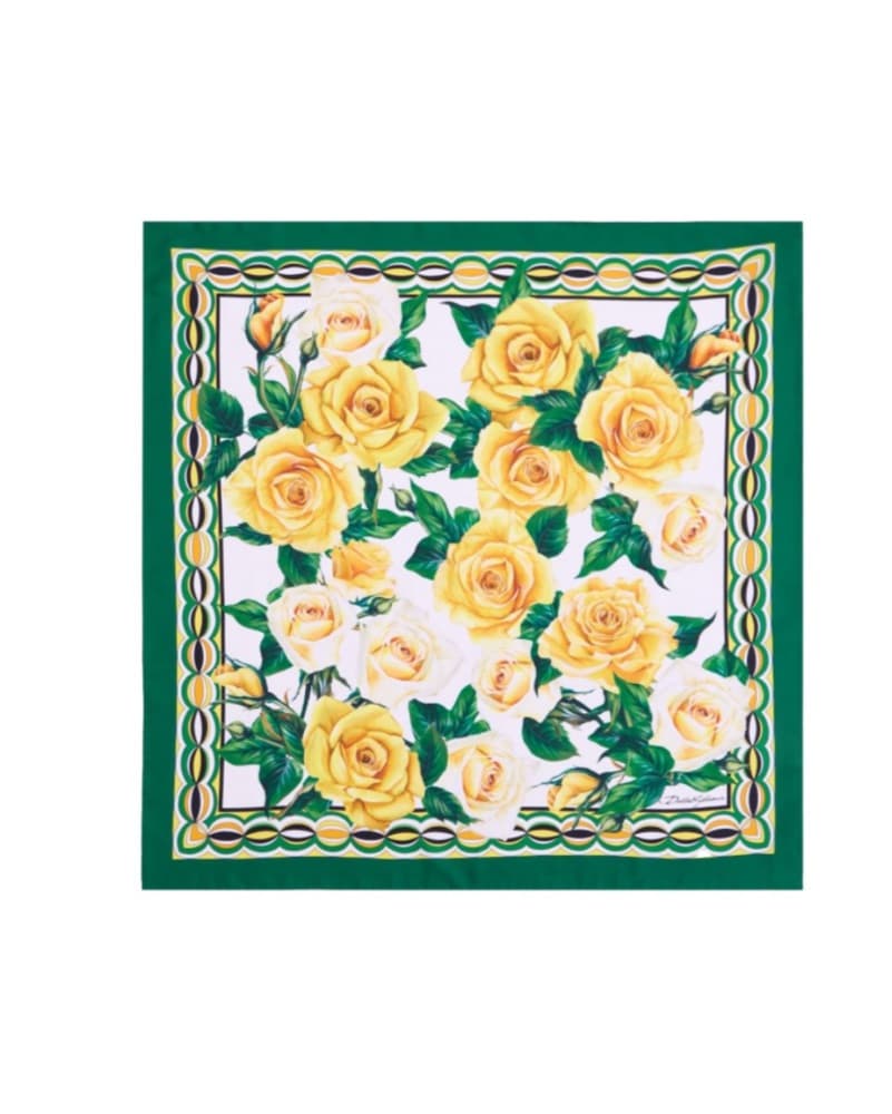 Dolce & Gabanna Floral Scarf - Image 2