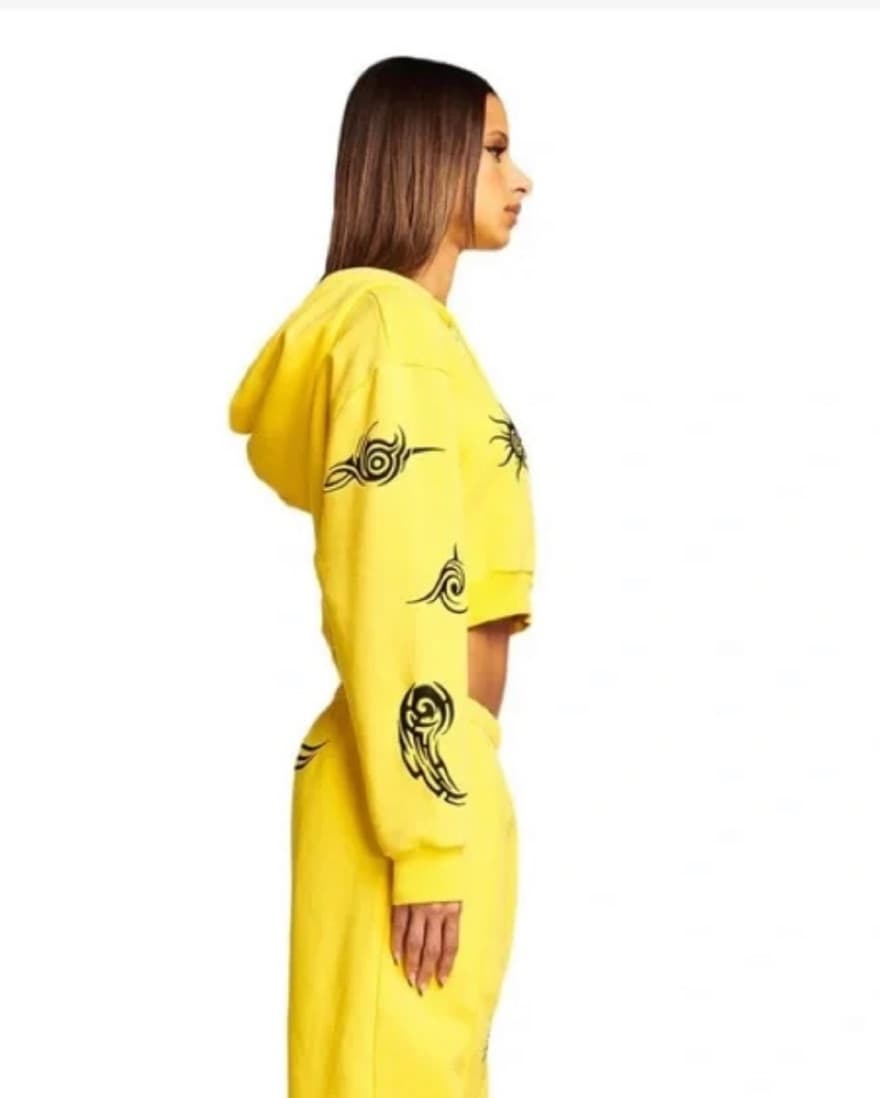 Olessia Hoodie - Yellow Tattoo - Image 3