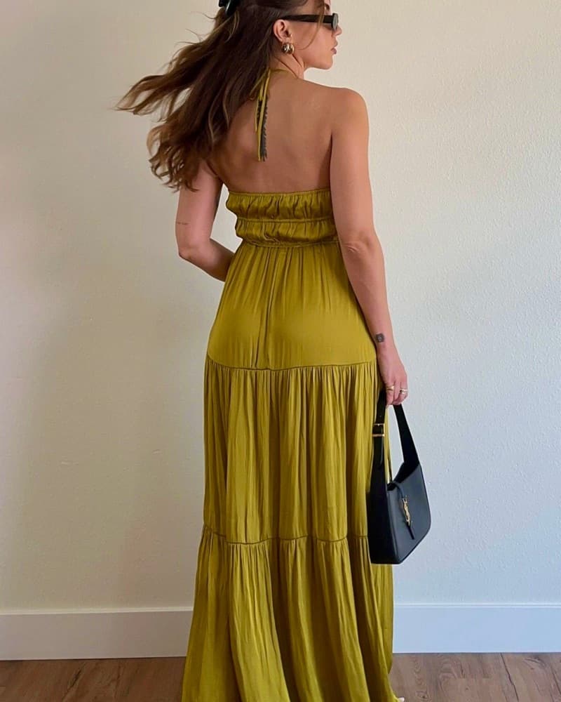 Satin Maxi Dress  - Image 2