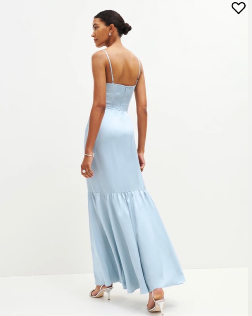 Reformation Satin Dress - Image 2