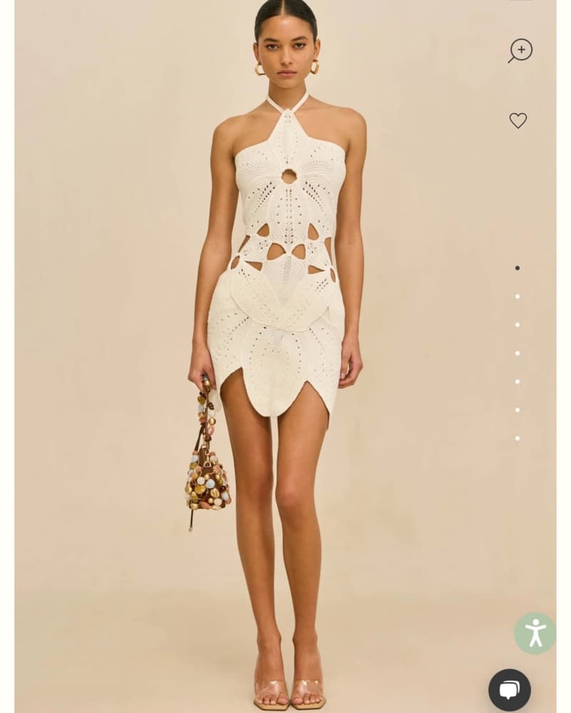 Floreana Cutout Knit Dress- Cult Gaia - Image 2