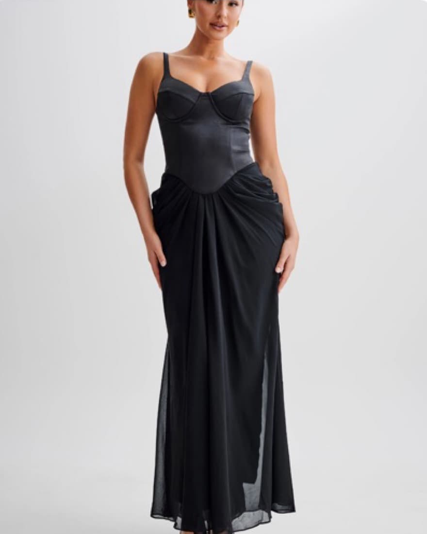 Meshki Leila Satin Corset Maxi size Smal - Image 1