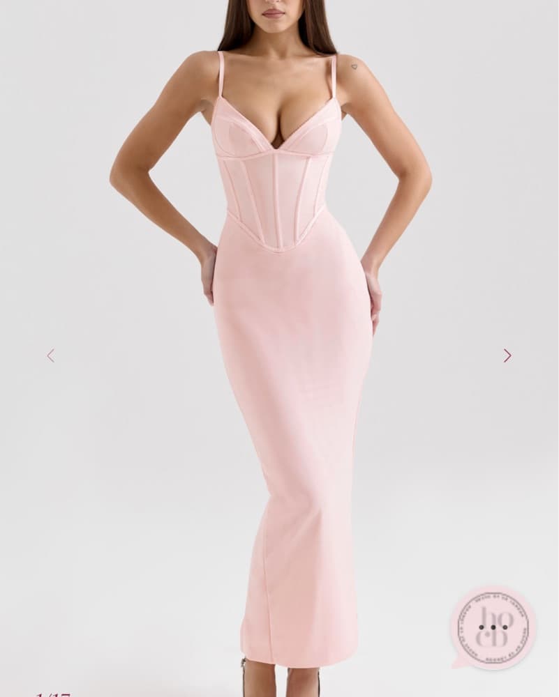 House Of CB Romy Pink Dress - Image 2