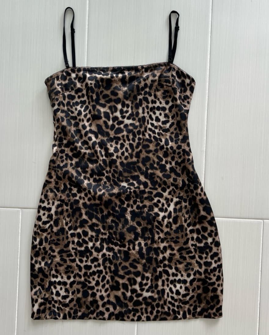Zara Cheetah Mini Dress - Image 3