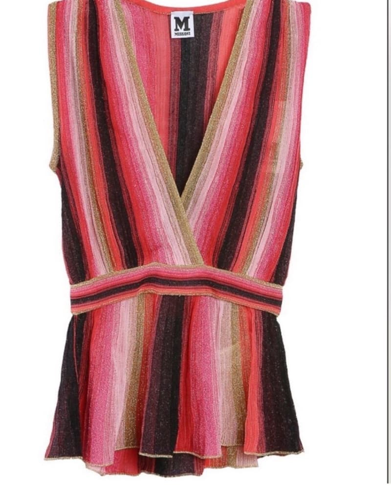 Missoni Plunge Glittery Top - Image 2