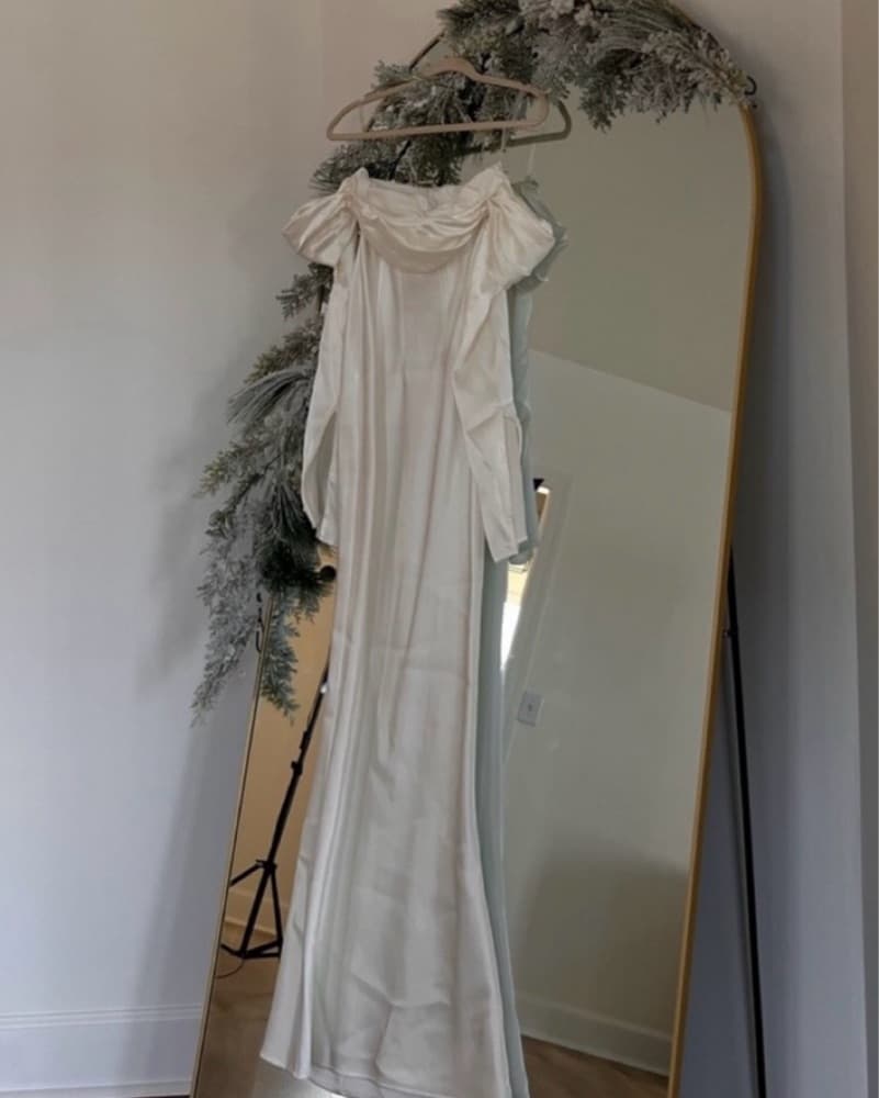 Giselle Off Shoulder Cowl Neck Maxi Dres - Image 2