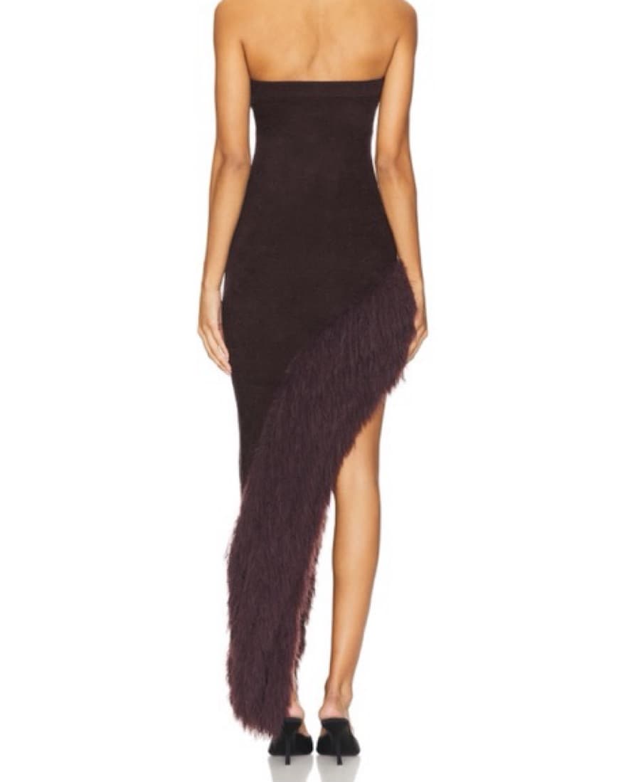 NBD - Aubrey Strapless Dress in Brown  - Image 3