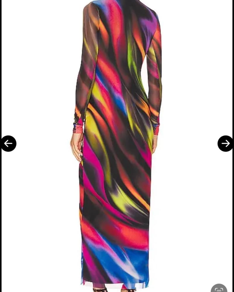 Bright Swirl AFRM Print Maxi Dress - Image 2