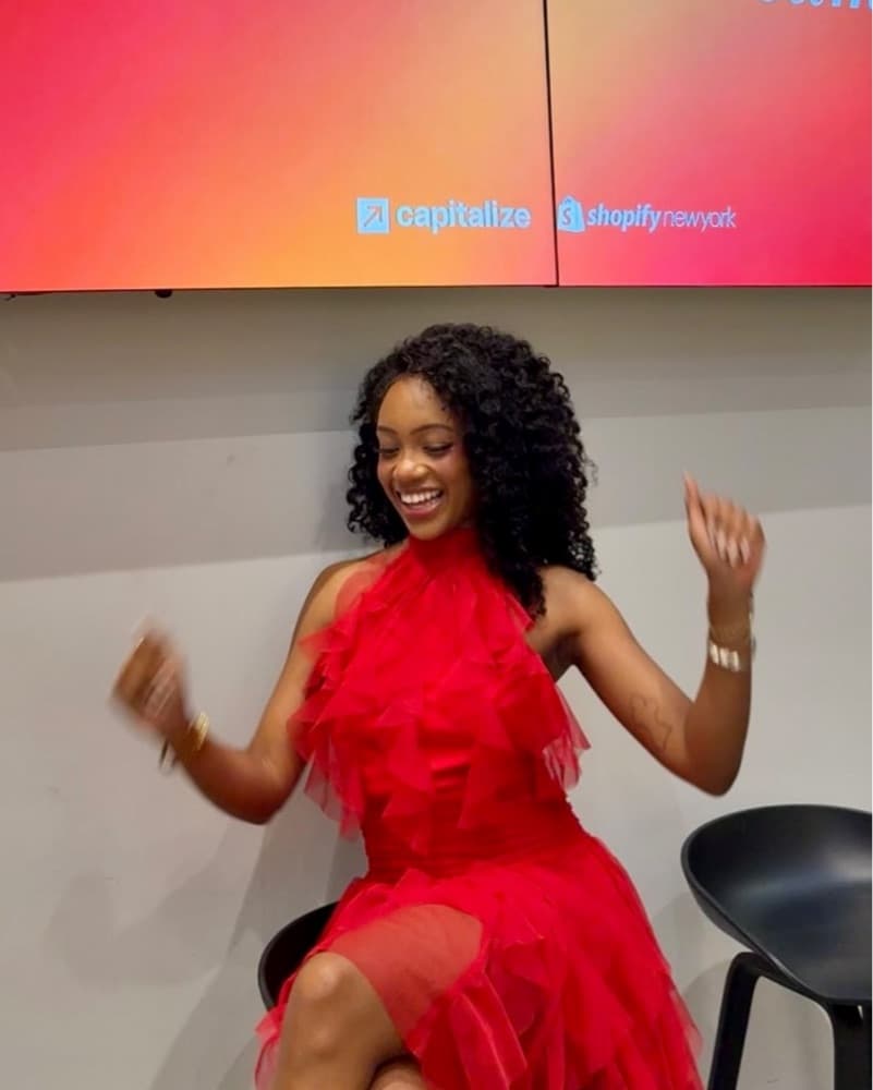 Ruffle Red Dress - Image 4
