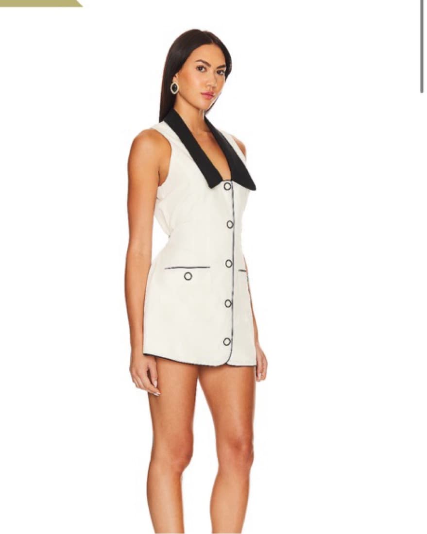 Fait Par Foutch Adrienna Dress in Tuxedo - Image 2