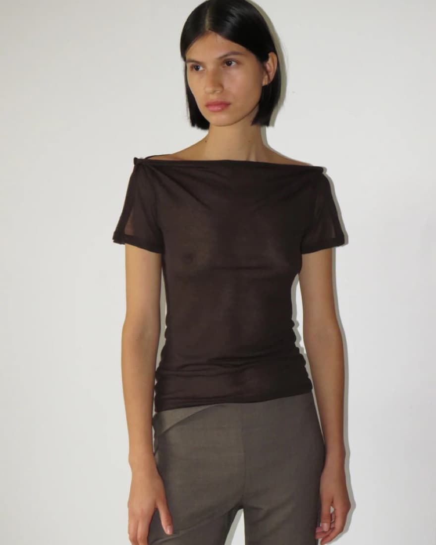 Brown Paloma Wool Top - Image 3