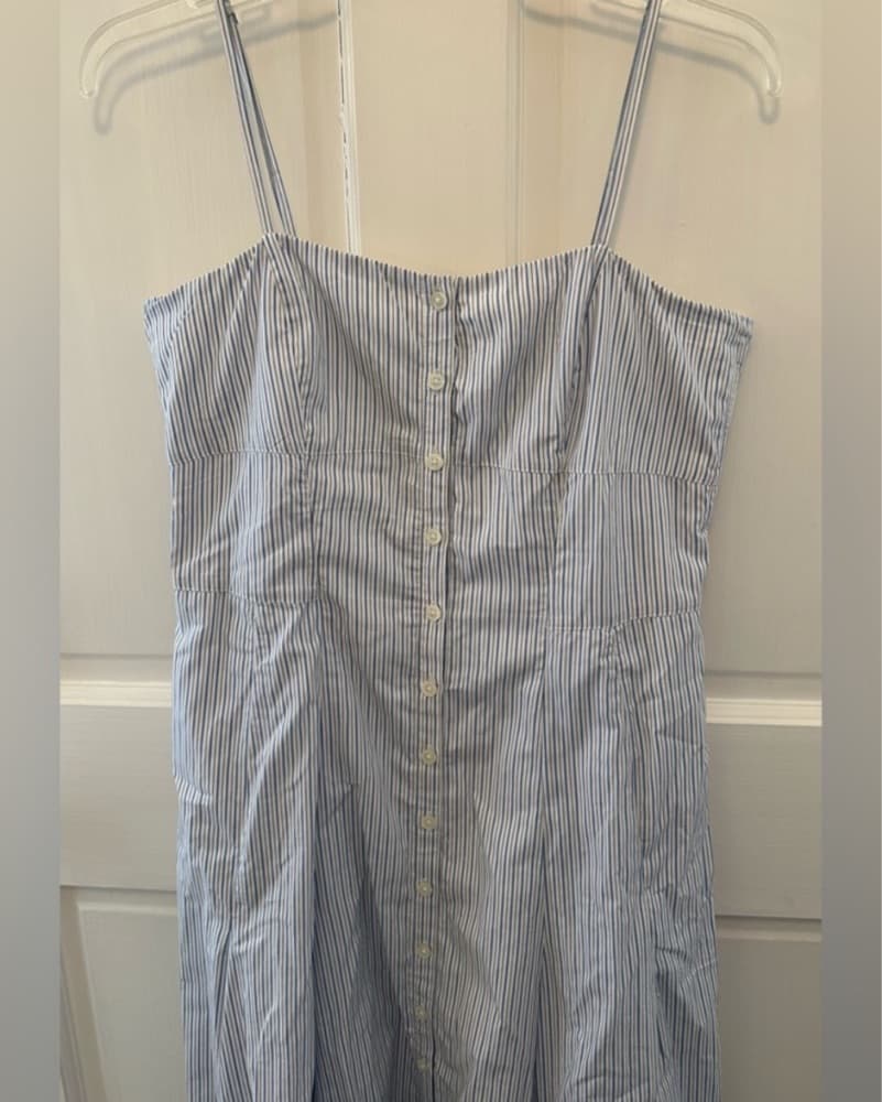 J.Crew Button-Down Cotton Poplin Dress - Image 4