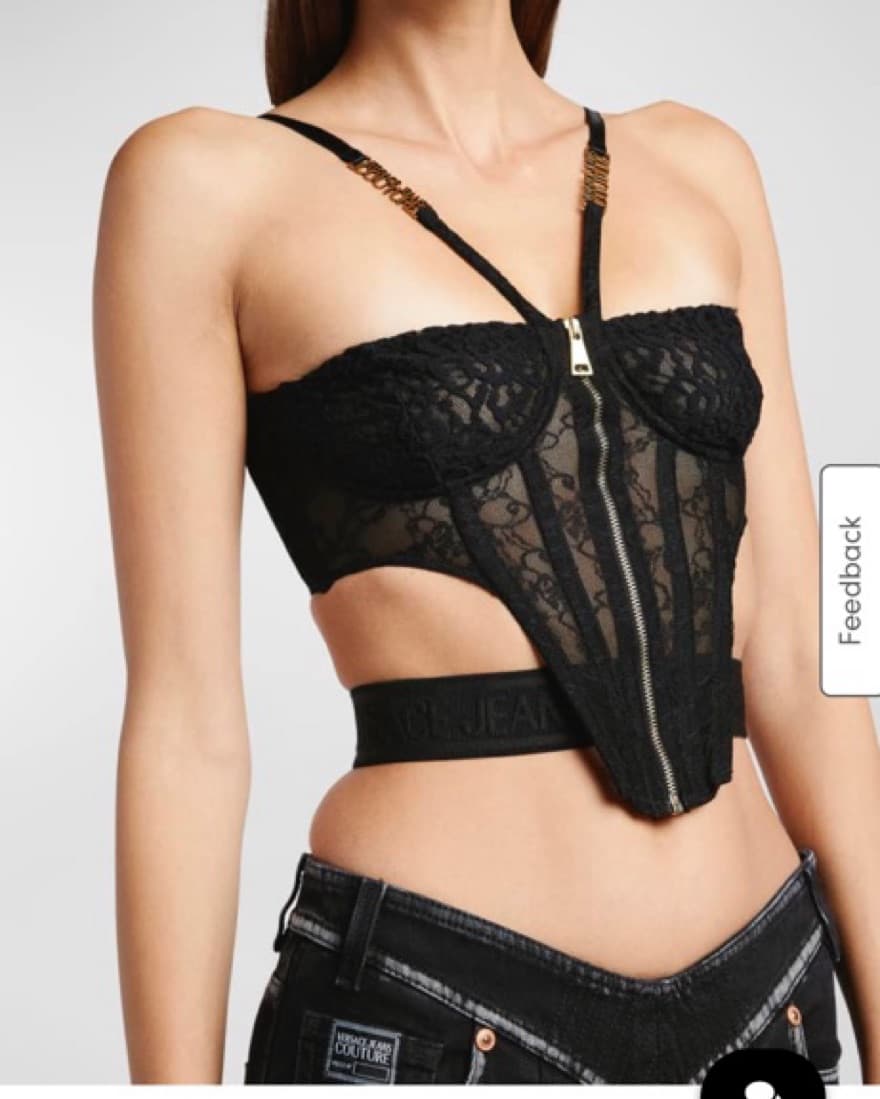 🔥 Versace cut Out Lace Bustier Top 🔥xs - Image 2