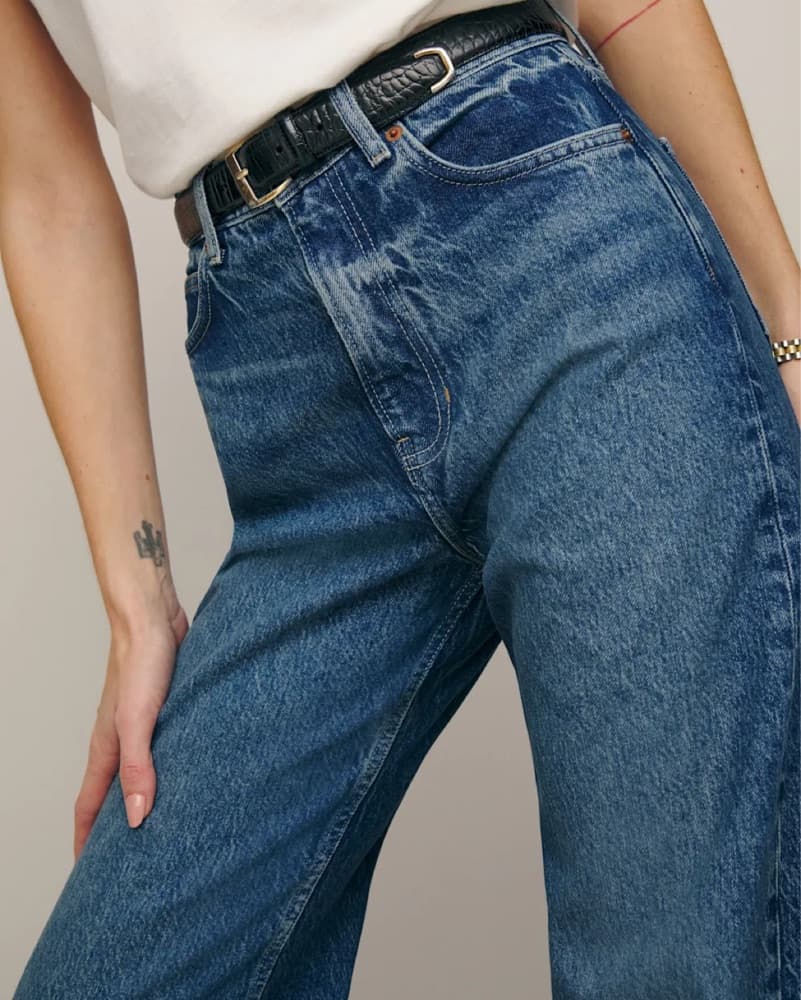 Cary High Rise Slouchy Wide Leg Jeans - Image 2