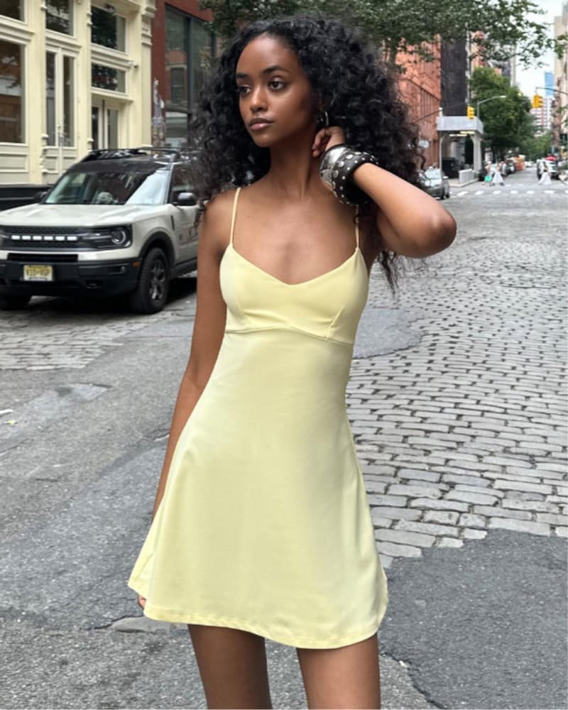 Butter Yellow Dress - Image 3