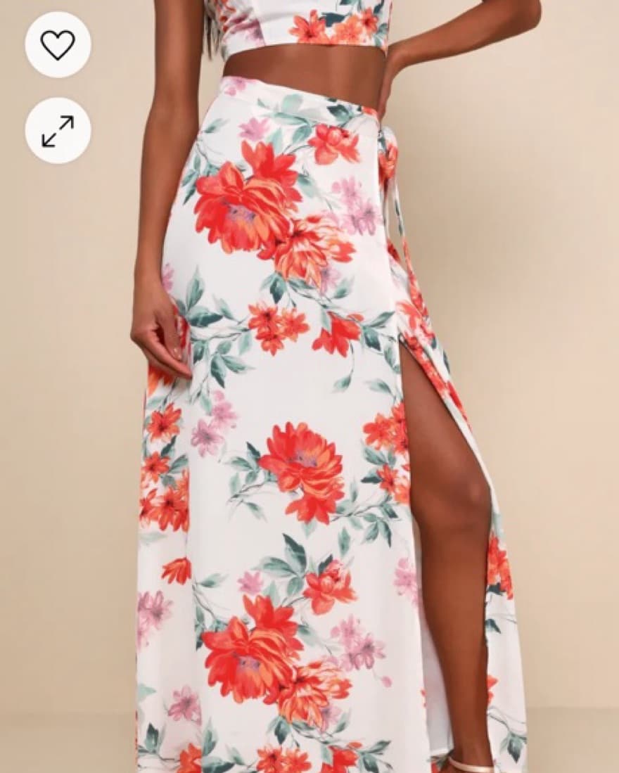 Two Piece Floral Dress  - Image 4