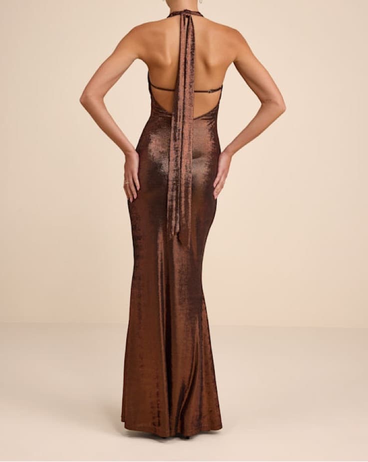Lulus Sultry Velvet Dress - Image 2