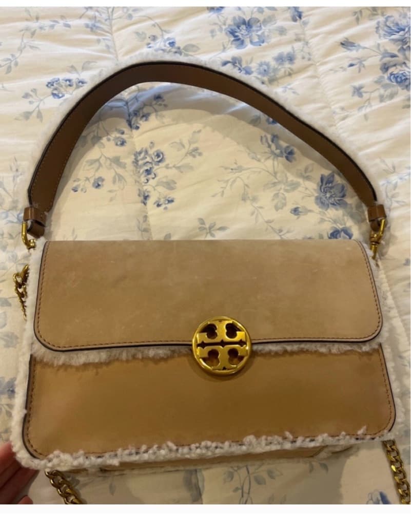 Tory burch Elegant Suede Tote Bag - Image 2