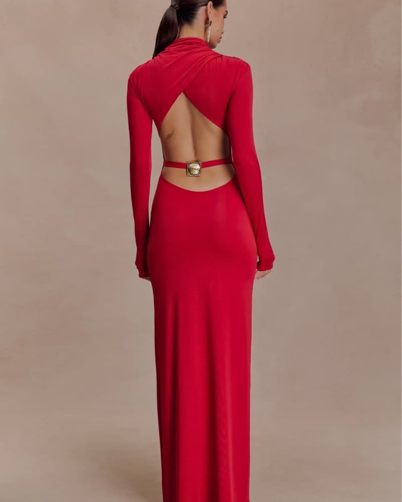 Meshki Slinky Cut Out Maxi Dress - Image 2