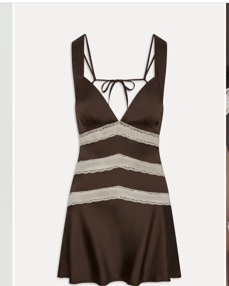 Frankies Bikinis Sedona Satin Mini Dress - Image 4