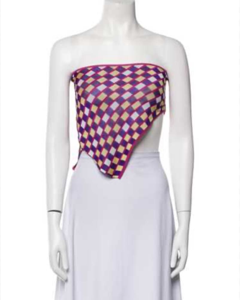 Gimaguas Checkered Tube Top  - Image 2