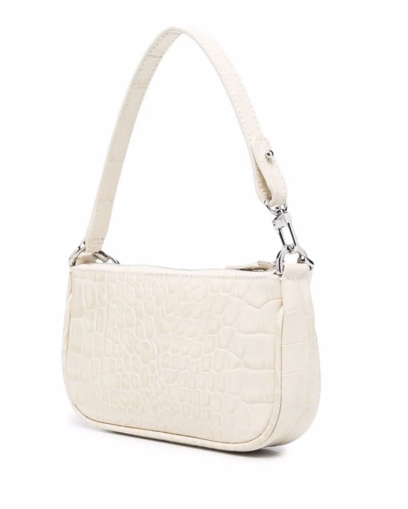 BY FAR Mini Rachel Crocodile-effect Bag - Image 3