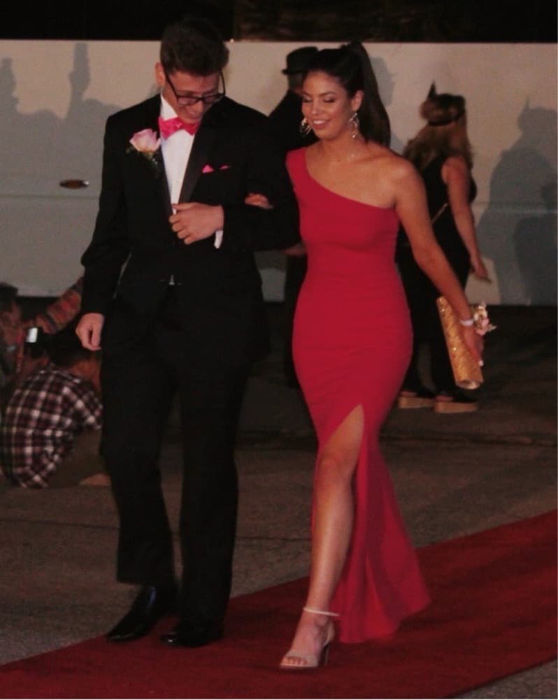 Pink One Shoulder Dress - Image 1