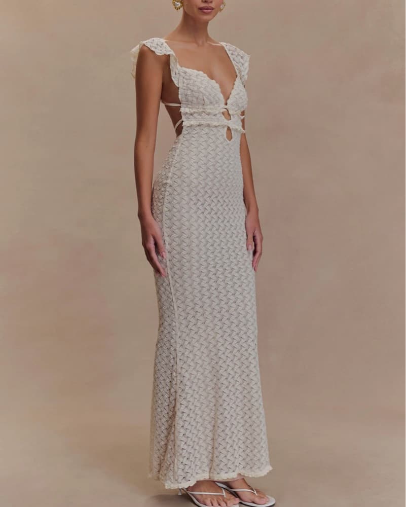 Meshki Knit Maxi Dress - Image 3