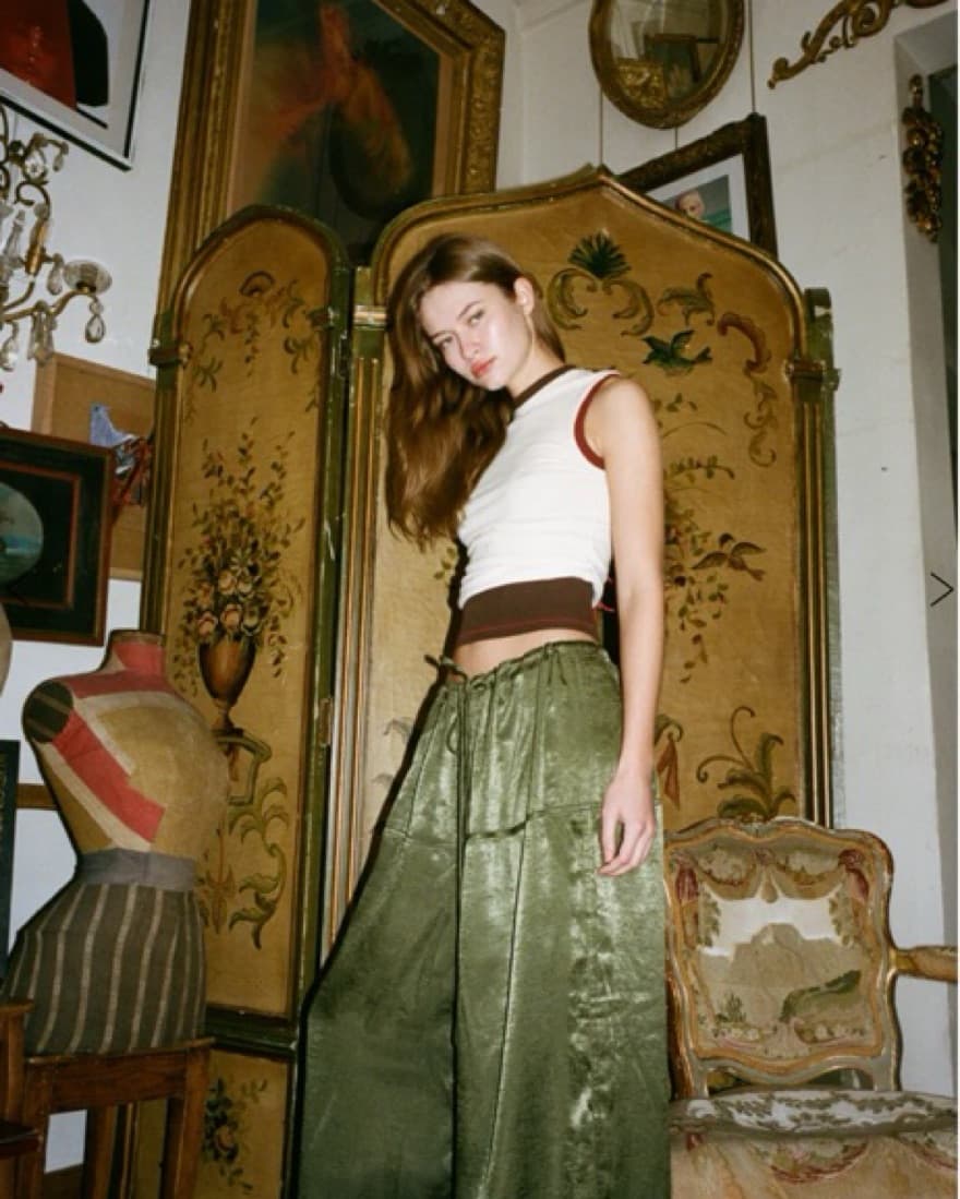 With Jean Drawstring Pants - Image 3