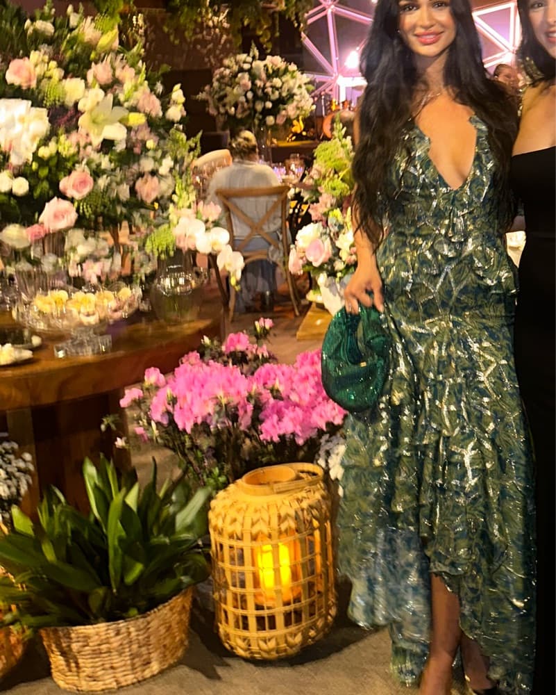 Stunning Tropical Print Maxi Dress - Image 2