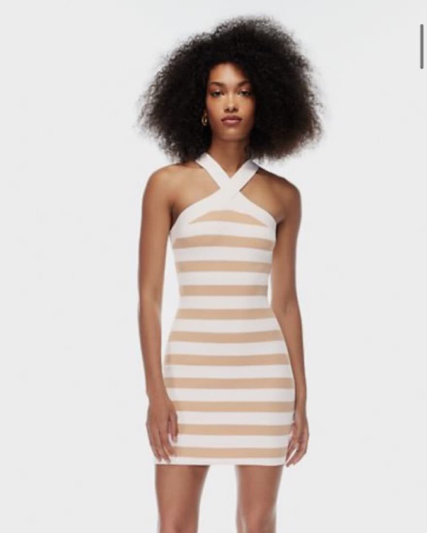 Aritzia Babaton Criss Cross Mini Dress - Image 2