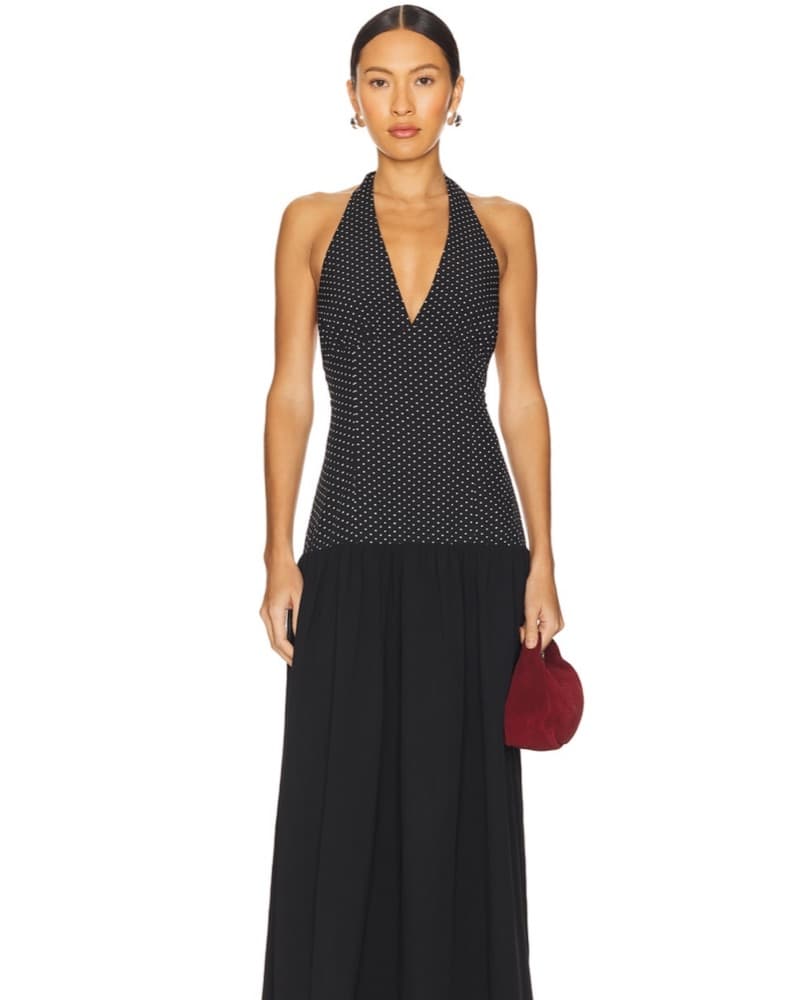 Polka Dot Maxi Dress - Image 2