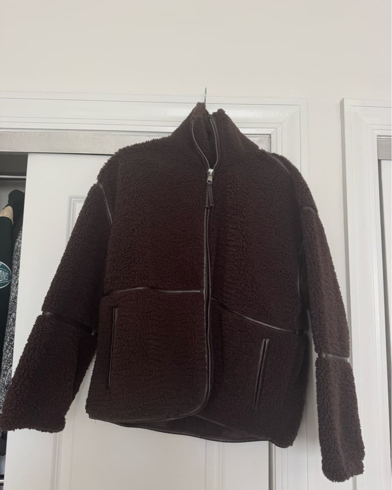 Abercrombie Oversized Sherpa Jacket - Image 1
