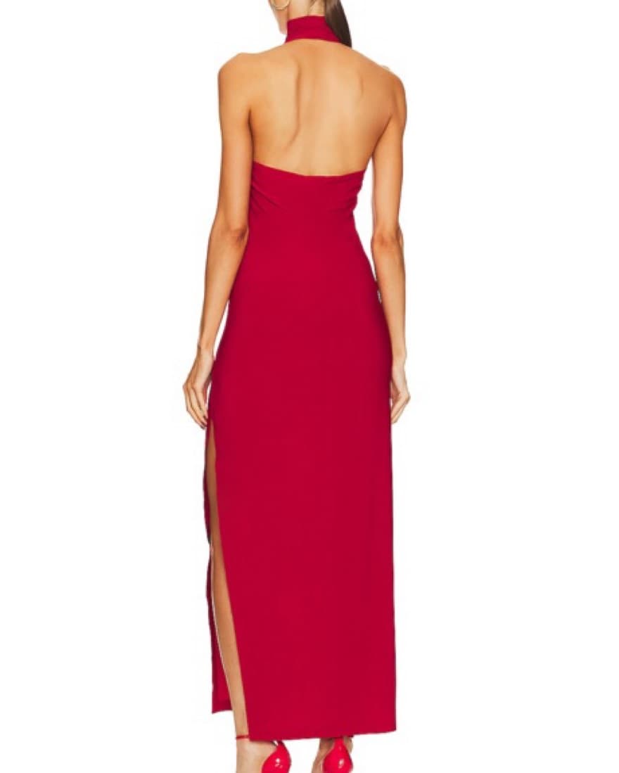 🌹Halter Turtleneck Side Slit Gown  - Image 3