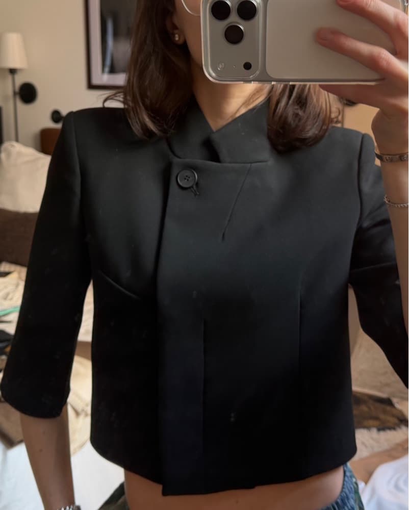 Zara 3/4 Sleeve Blazer Top  - Image 3