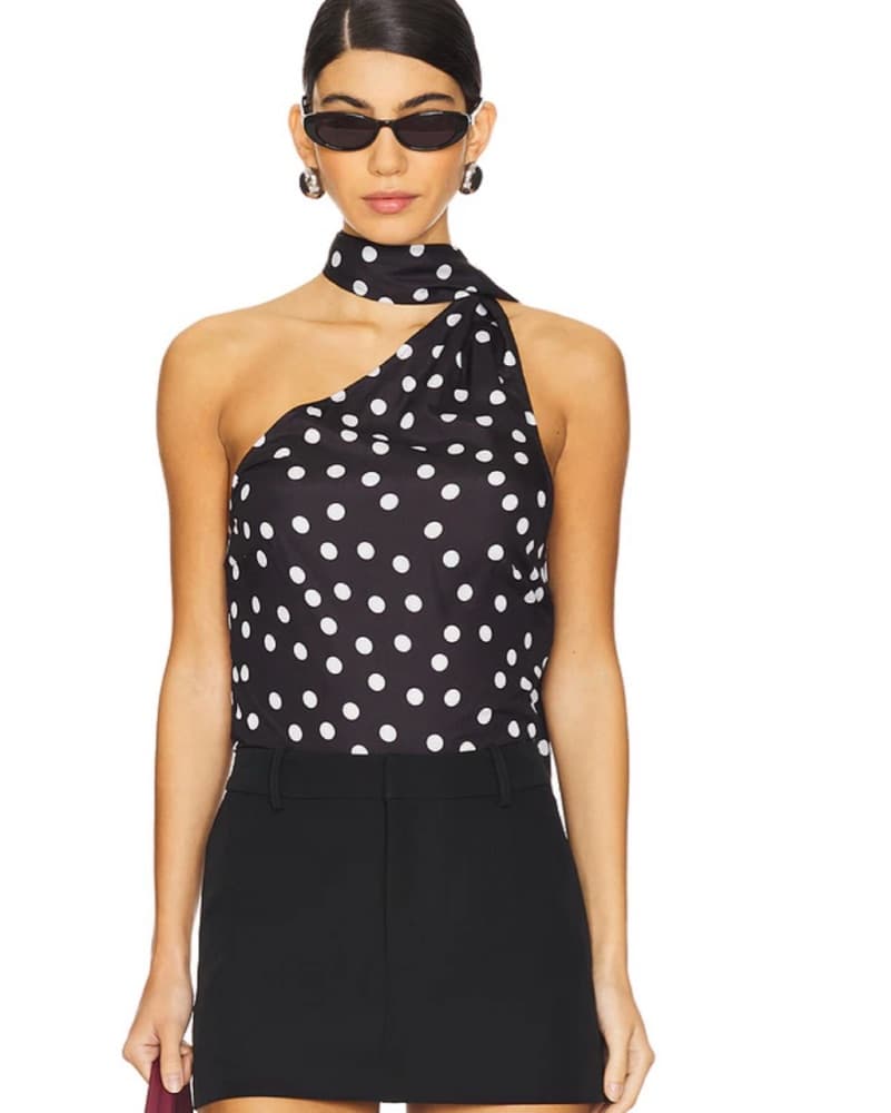 Rialta Top in Black & White  - Image 1