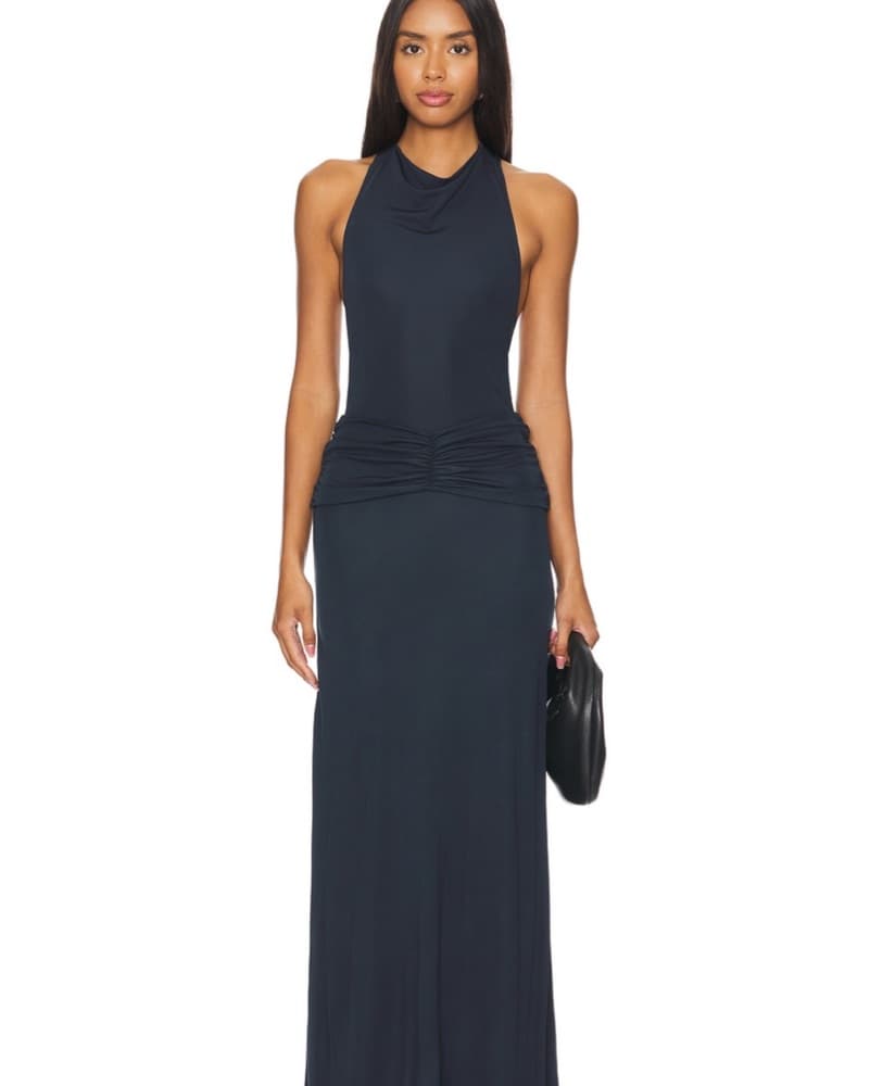 Solid & Striped Navy Long Dress - Image 1