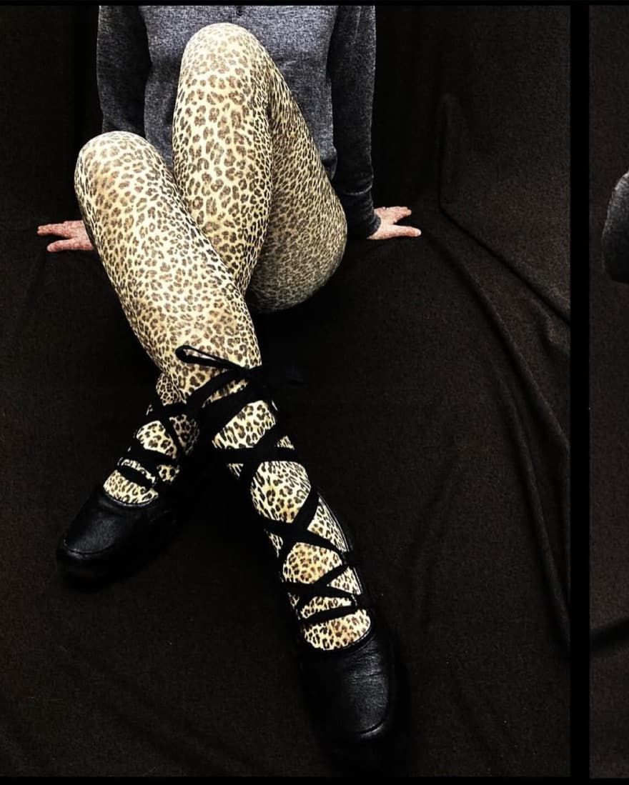 Lauren Perrin Handmade Leopard Tights - Image 3