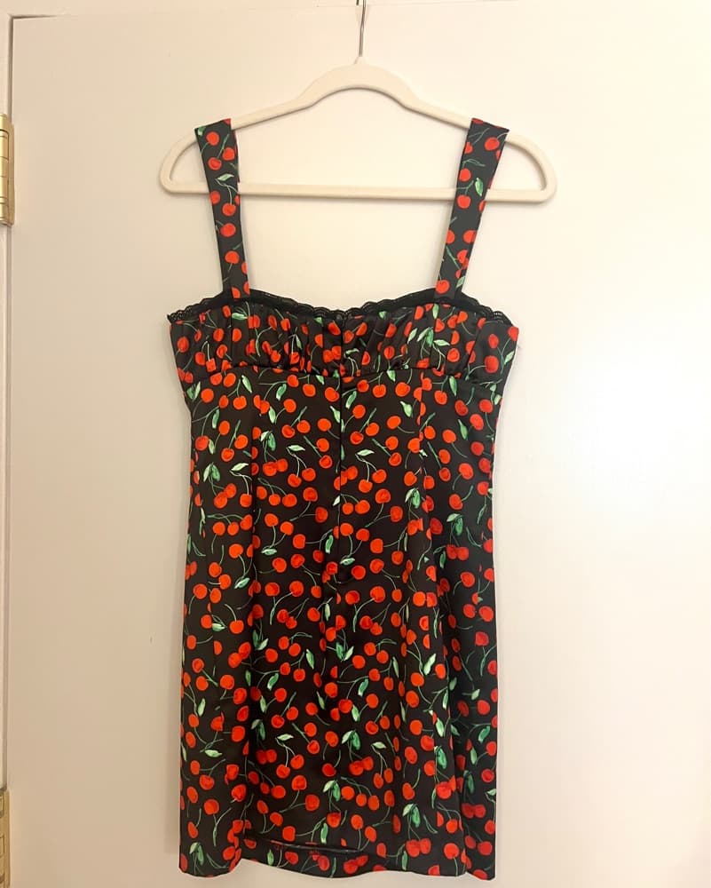 Majorelle Cherry Mini Dress - Image 4
