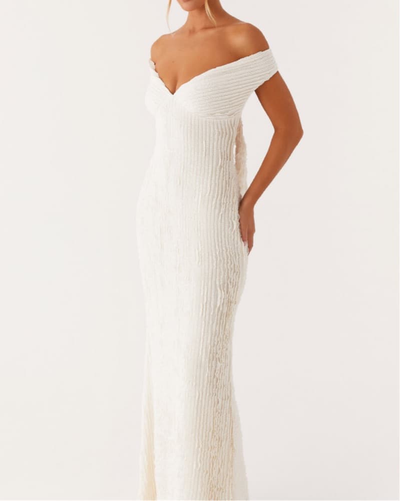 Chantelle Maxi Dress- Ivory - Image 2