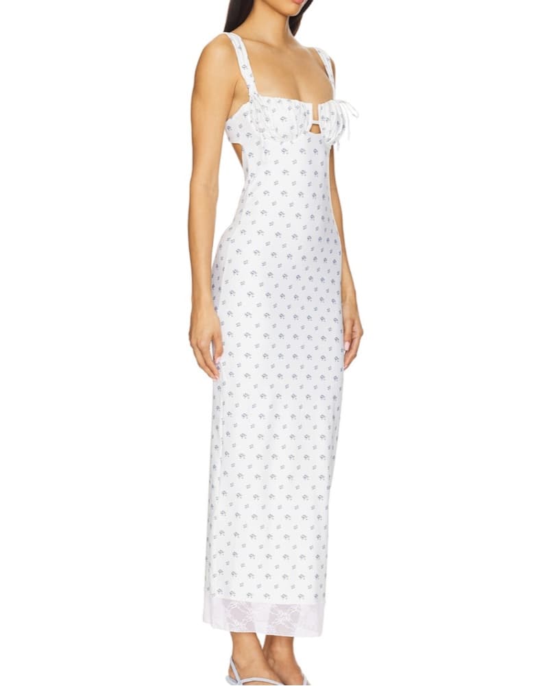 Petal Long Slip Dress - Image 2