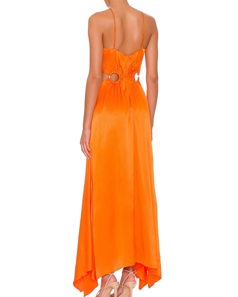 ELLIATT Visitant Maxi Dress Orange - Image 3