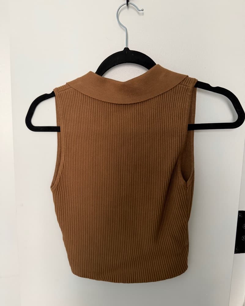 Collared Crop Top  - Image 2