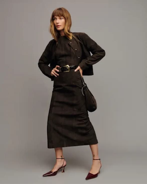 Reformation Kendi Denim Midi Dress - Image 4