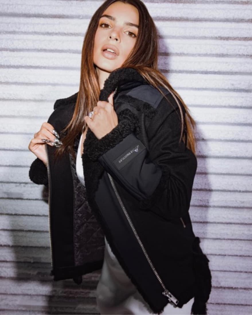 Moose Knuckles Black Shearling Jacket - Image 1